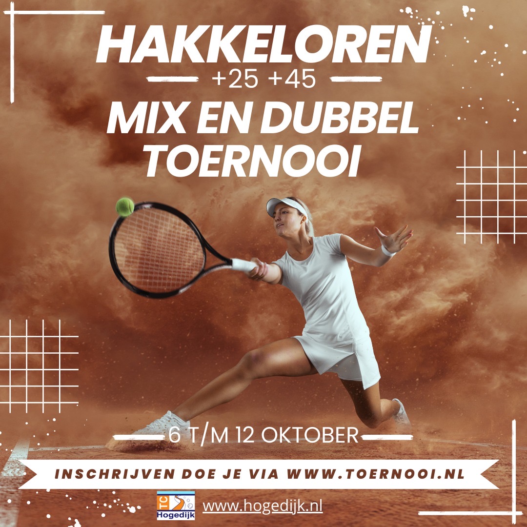 Hakkeloren Tennis Poster