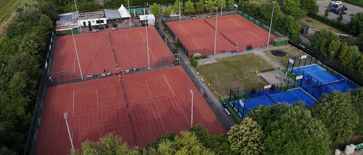 TV Koriander luchtfoto tennispark