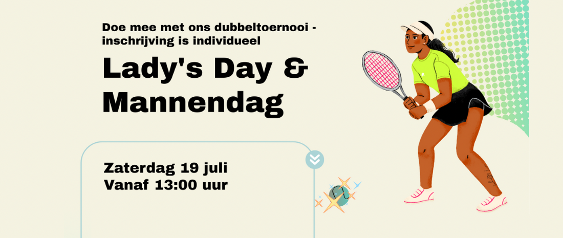Lady’s day & Mannendag Tennisevent