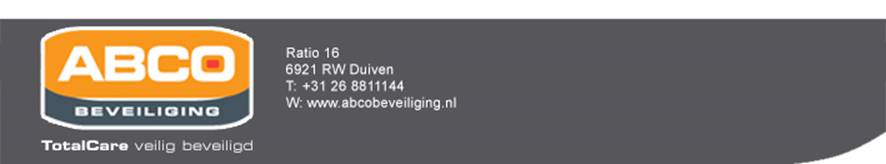 ABCO beveiliging logo