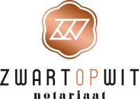 Zwart op Wit Notariaat logo