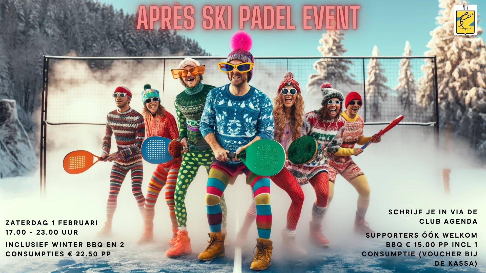 Après-Ski Padel bij ALTV